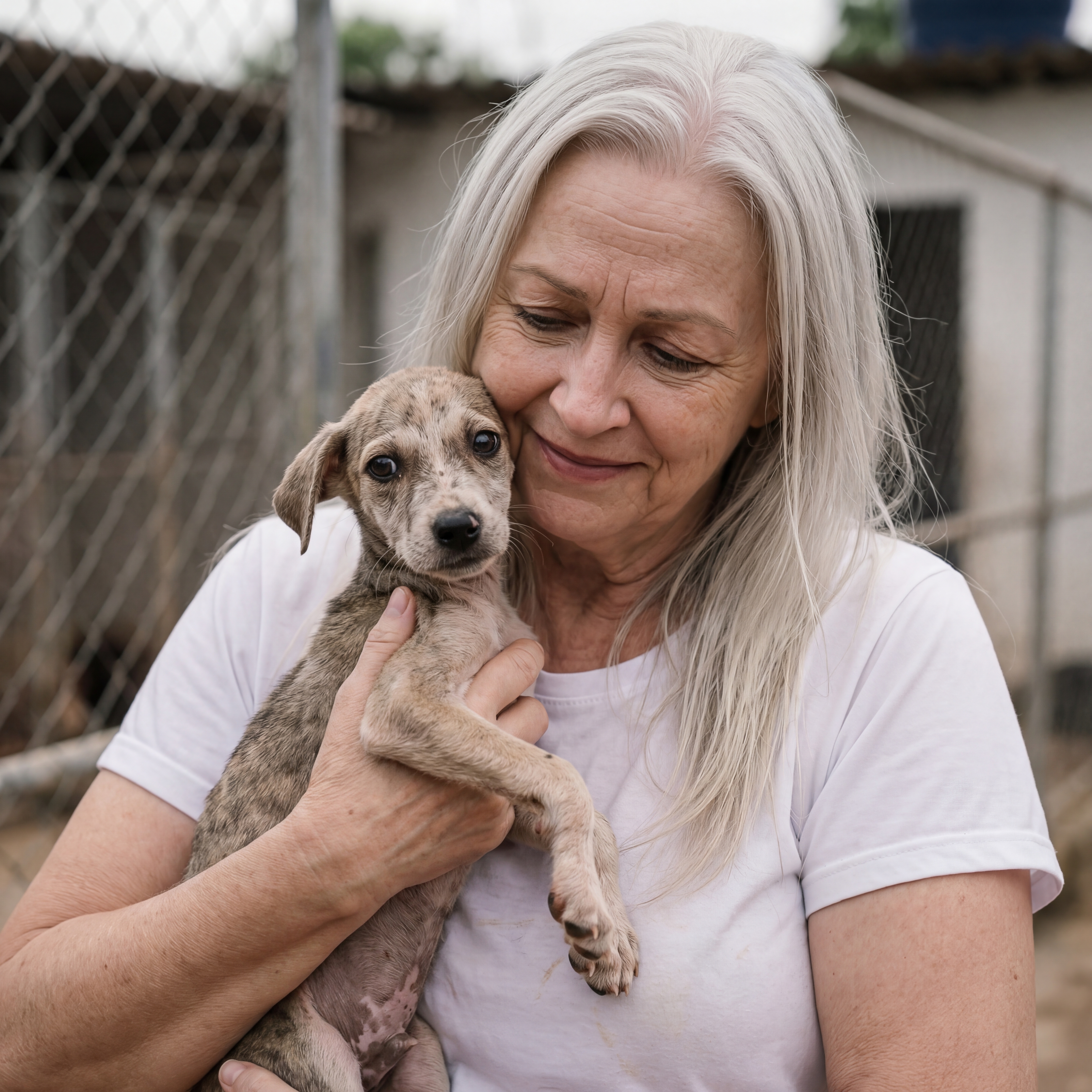 Dog rescued and recovering